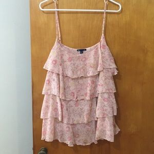 Gap Floral Tiered Tank Top